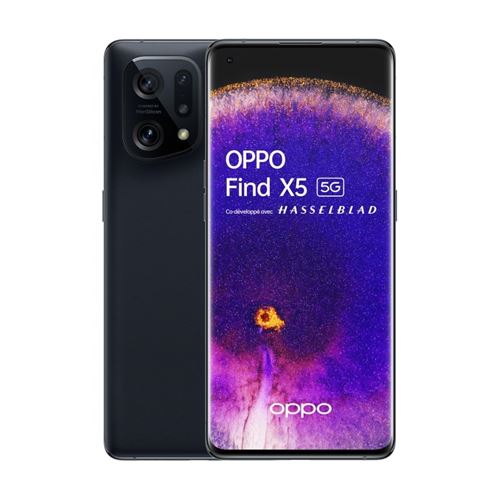 Smartphone Oppo Find X5 6,5″ 5G Double SIM 256 Go Noir