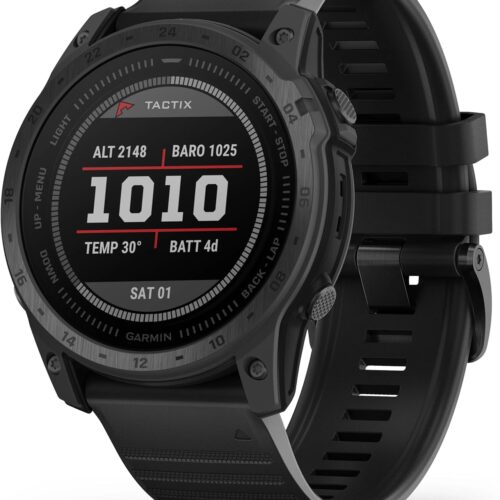 Garmin tactix® 7 – Standard Edition Montre GPS Tactique avancée avec Bracelet en Silicone