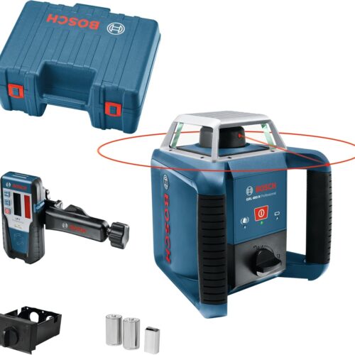 Bosch Professional Laser rotatif GRL 400 H (Commande par bouton unique, Portée: 400 m (diamètre), coffret de transport)