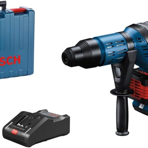 Bosch Professional perforateur sans-fil BITURBO GBH 18V-45 C (force de frappe : 12,5 J, avec module connectivité + présélections de vitesse, 2 x ProCORE18V 12.0Ah + chargeur GAL18V-160, dans coffret)