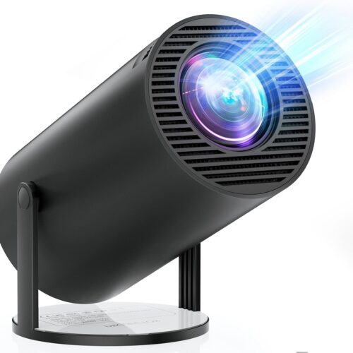 Mini Vidéoprojecteur WiFi Bluetooth, 18000 Lumens WiMiUS Vidéoprojecteur